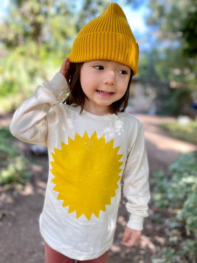 SUN | ORGANIC COTTON LONG SLEEVE KIDS' T-SHIRT