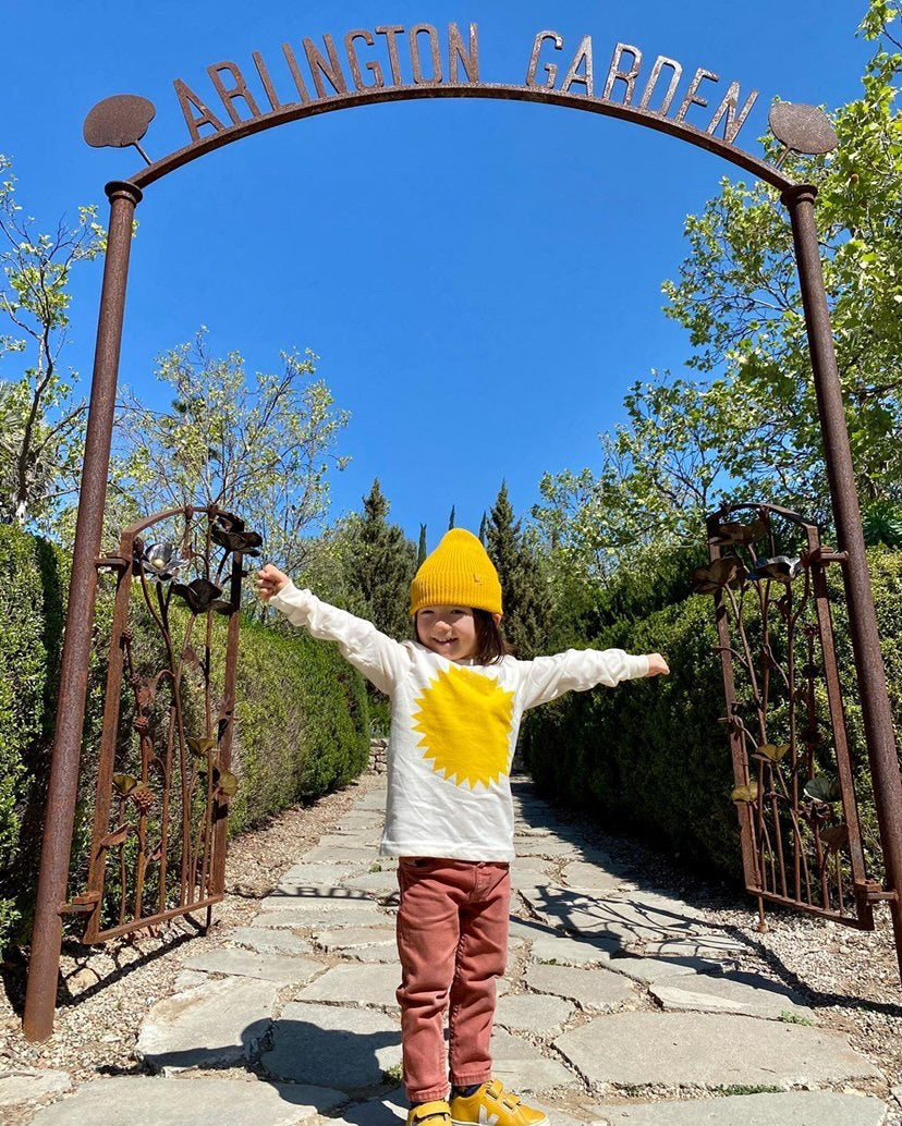 SUN | ORGANIC COTTON LONG SLEEVE KIDS' T-SHIRT