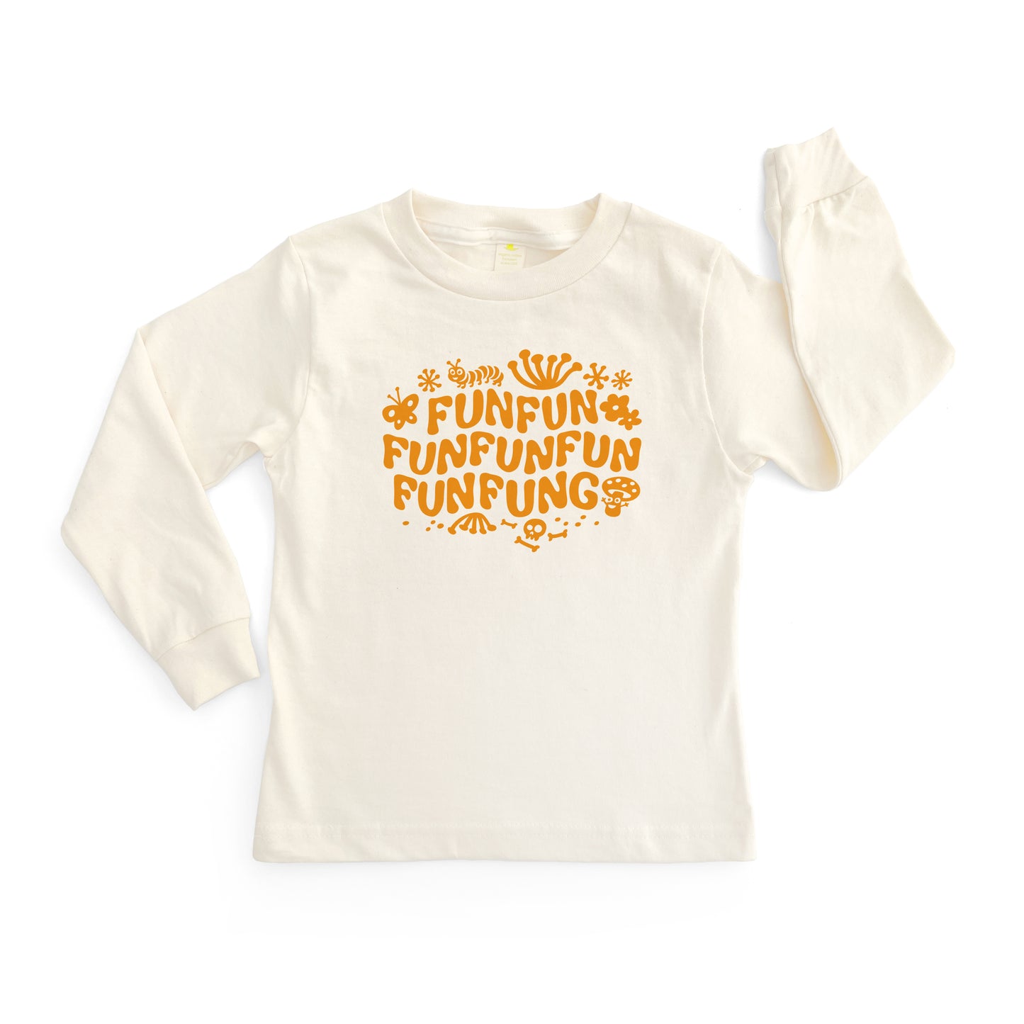 FUN FUN FUNGI | ORGANIC COTTON LONG SLEEVE KIDS' T-SHIRT