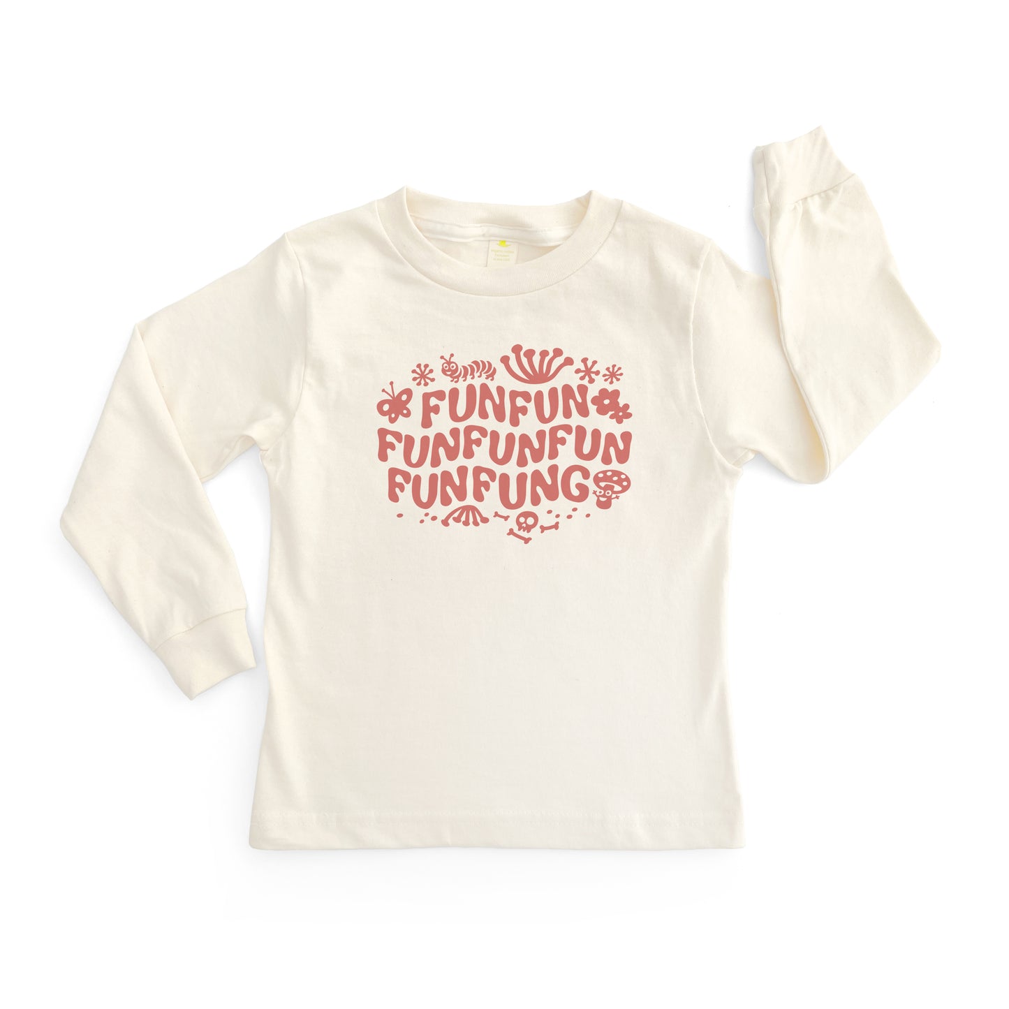 FUN FUN FUNGI | ORGANIC COTTON LONG SLEEVE KIDS' T-SHIRT