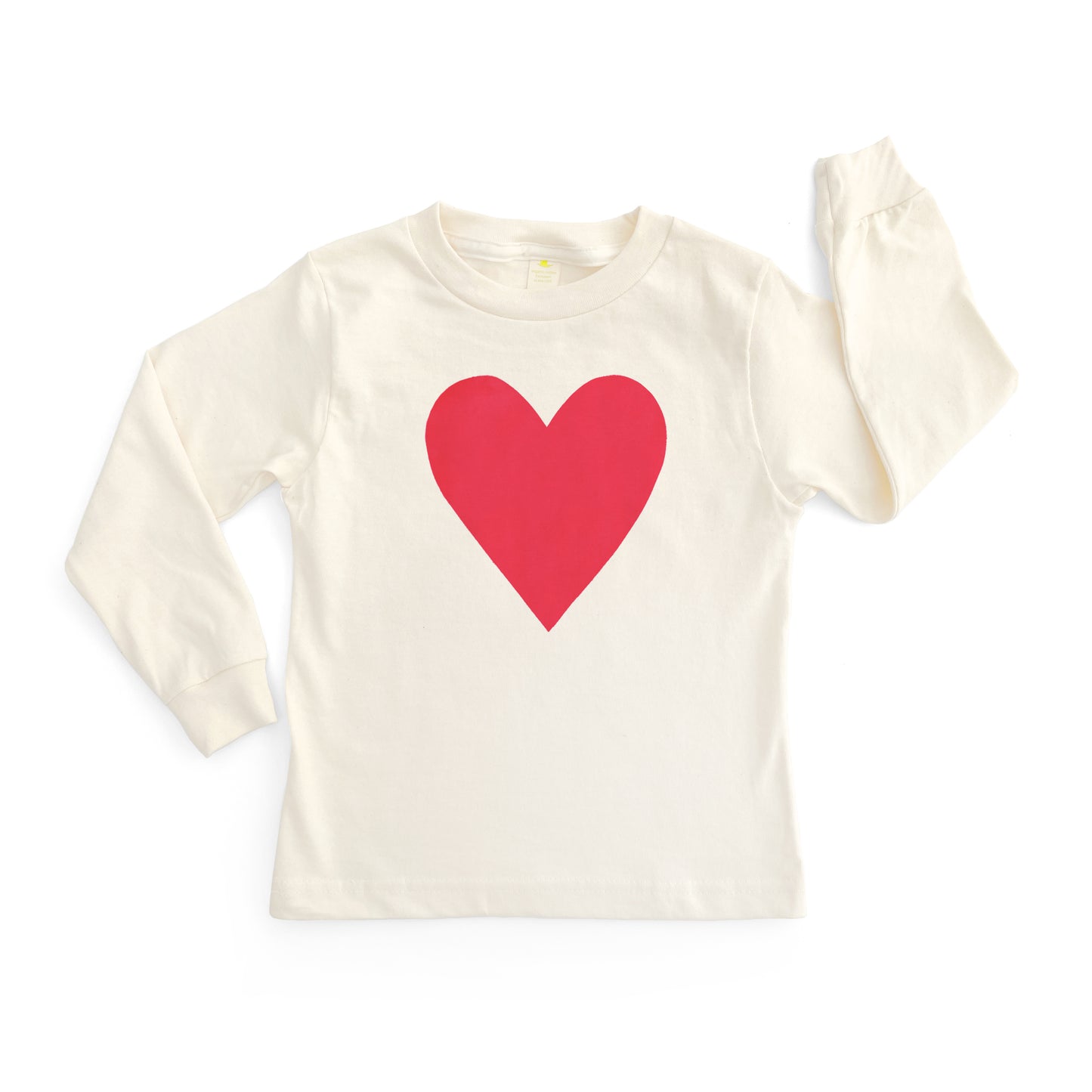 HEART | ORGANIC COTTON LONG SLEEVE KIDS' T-SHIRT