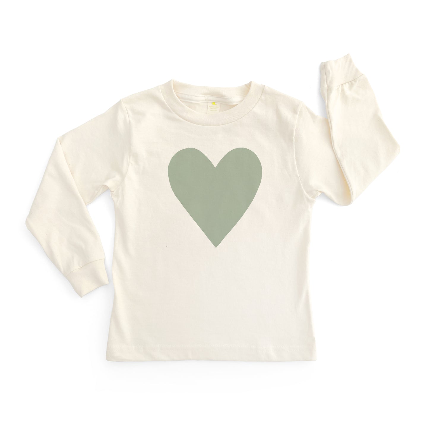 HEART | ORGANIC COTTON LONG SLEEVE KIDS' T-SHIRT