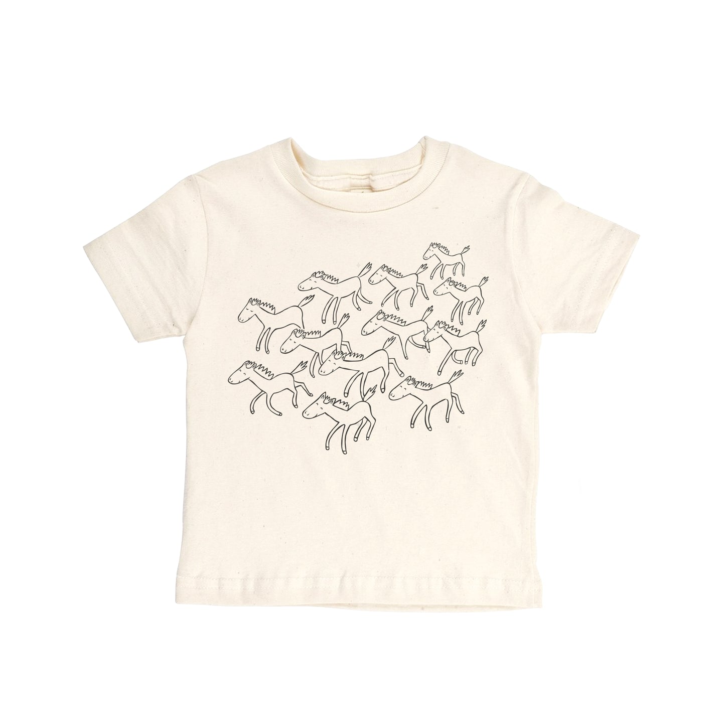 HORSES | ORGANIC COTTON KIDS' T-SHIRT