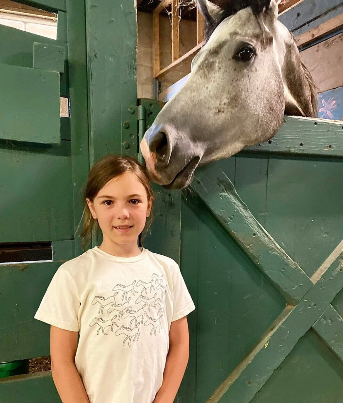 HORSES | ORGANIC COTTON KIDS' T-SHIRT