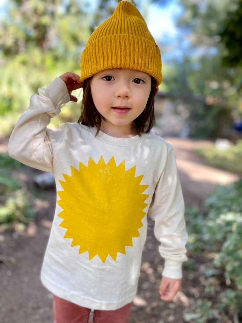 SUN | ORGANIC COTTON LONG SLEEVE KIDS' T-SHIRT