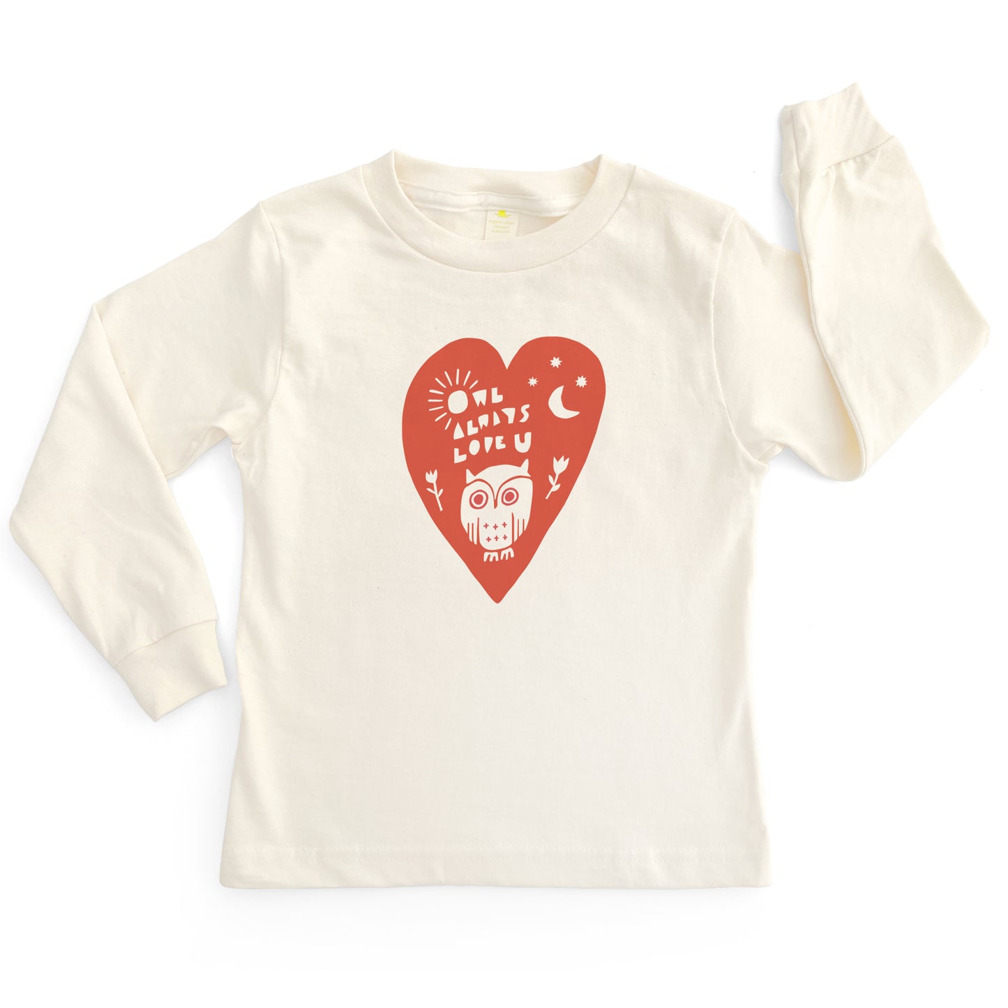 OWL ALWAYS | ORGANIC COTTON LONG SLEEVE KIDS' T-SHIRT