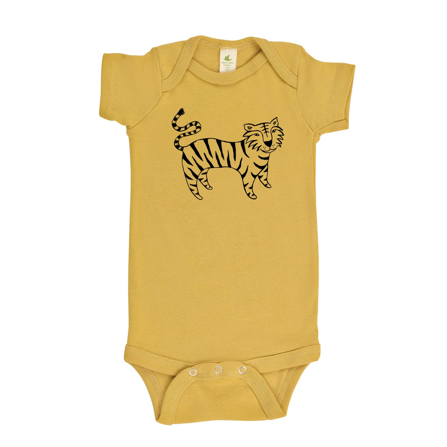 TIGER | ORGANIC COTTON BABY ONESIE