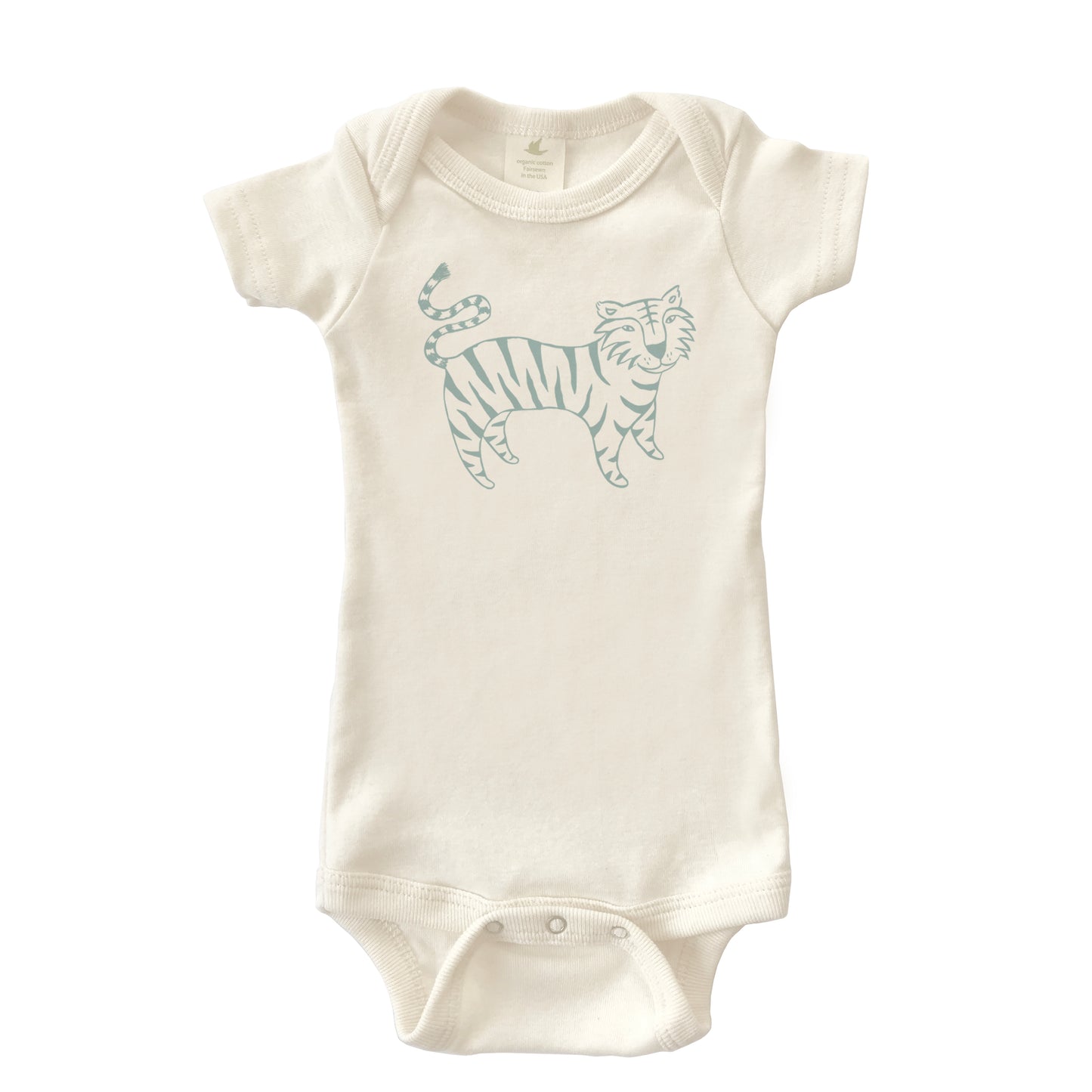 TIGER | ORGANIC COTTON BABY ONESIE