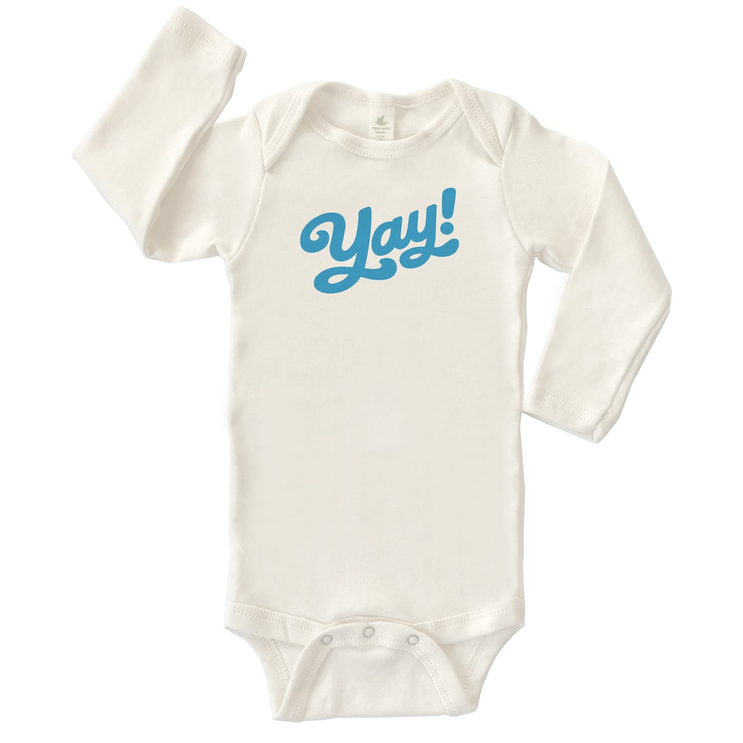 YAY! | ORGANIC COTTON BABY LONG SLEEVE ONESIE