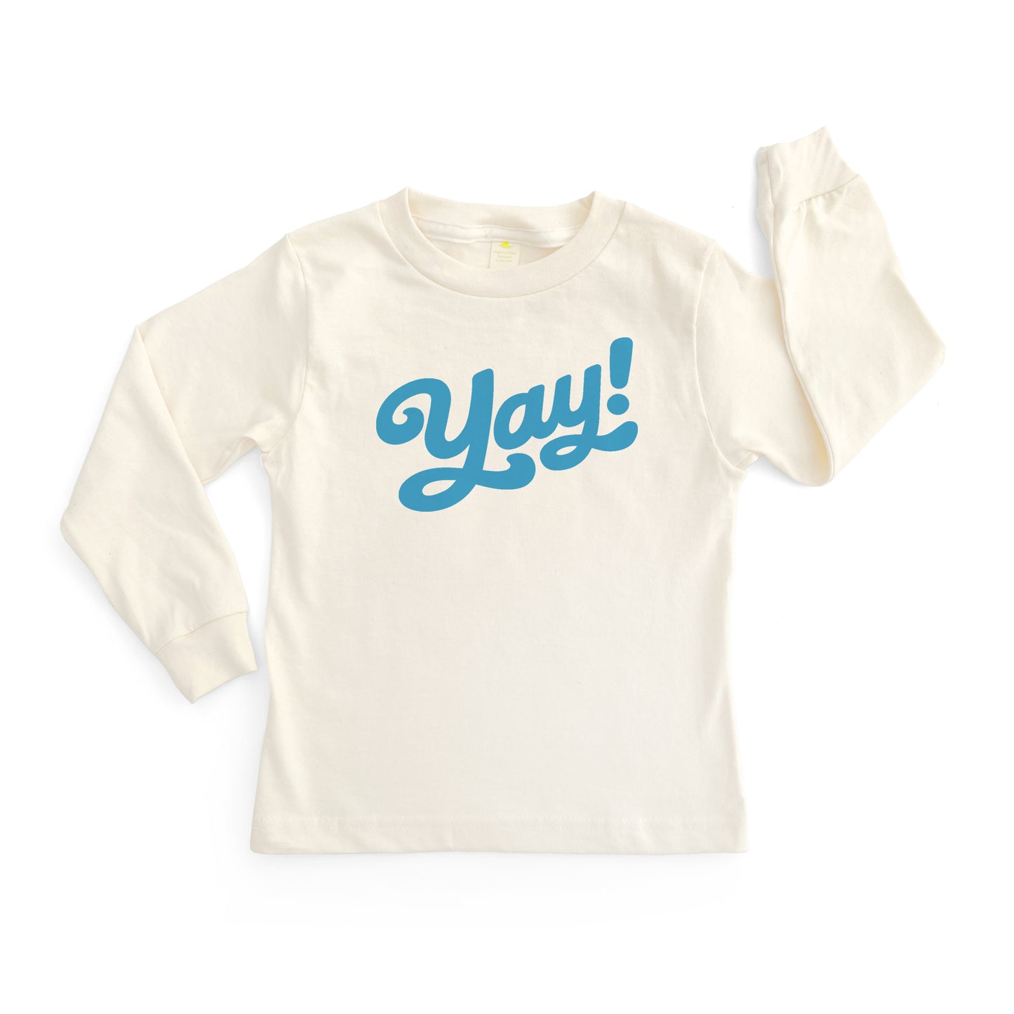 YAY! | ORGANIC COTTON LONG SLEEVE T-SHIRT