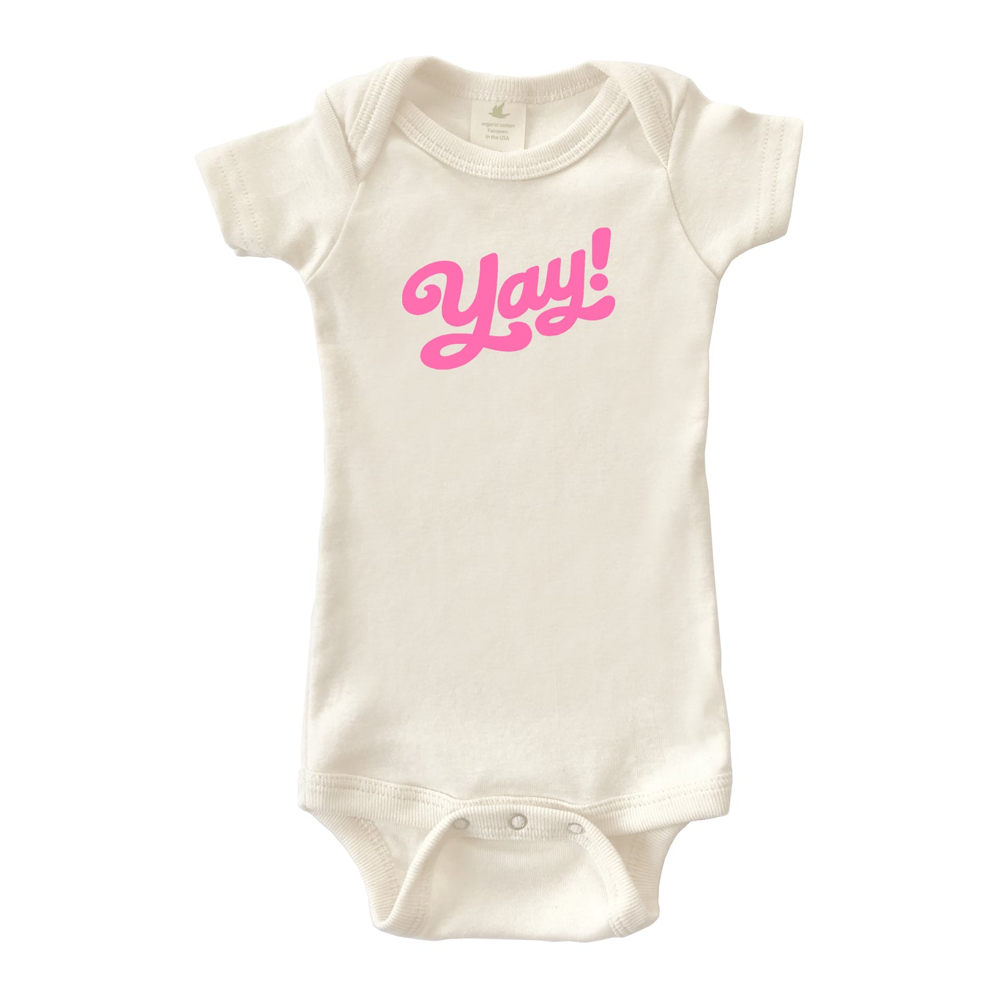 YAY! | ORGANIC COTTON BABY ONESIE