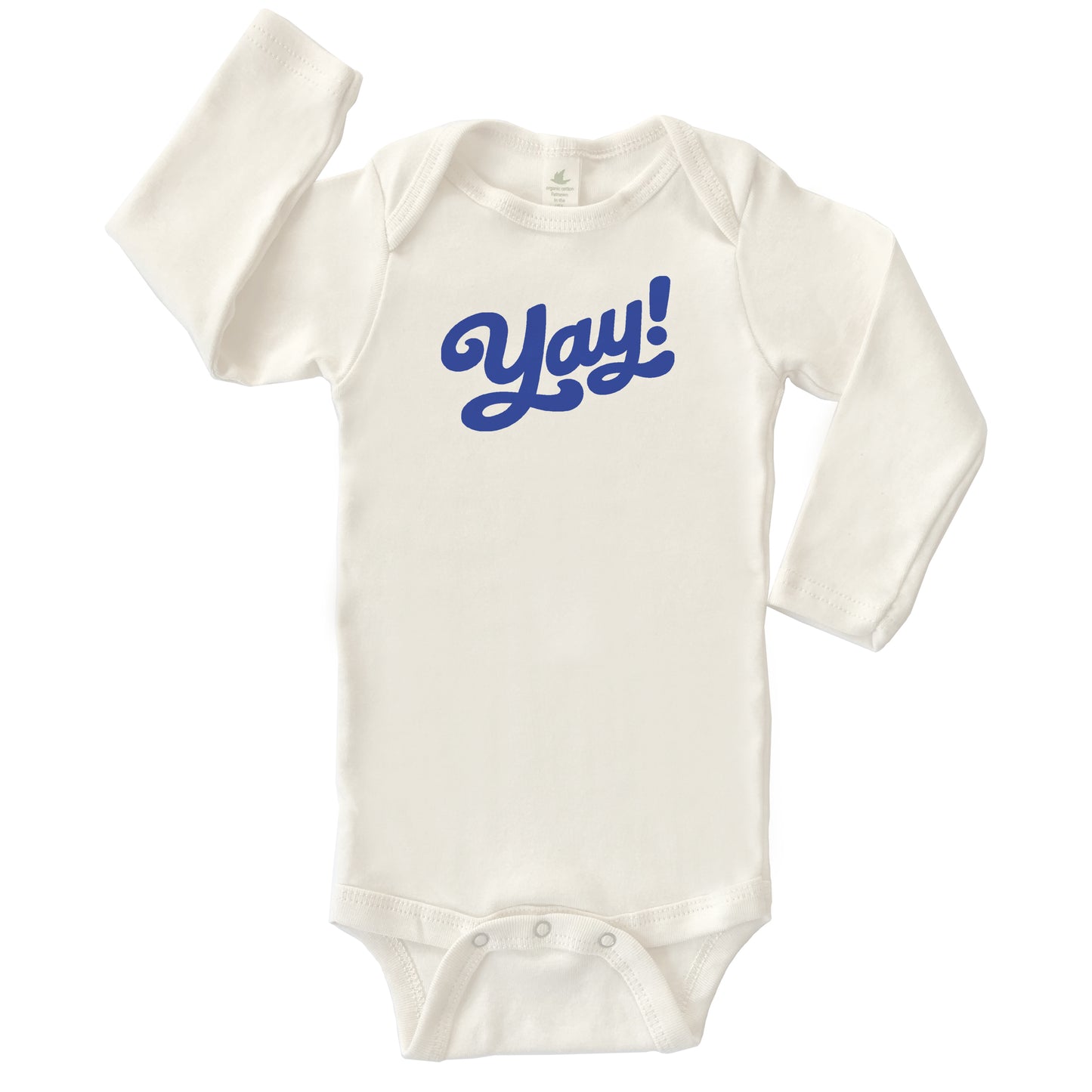 YAY! | ORGANIC COTTON BABY LONG SLEEVE ONESIE