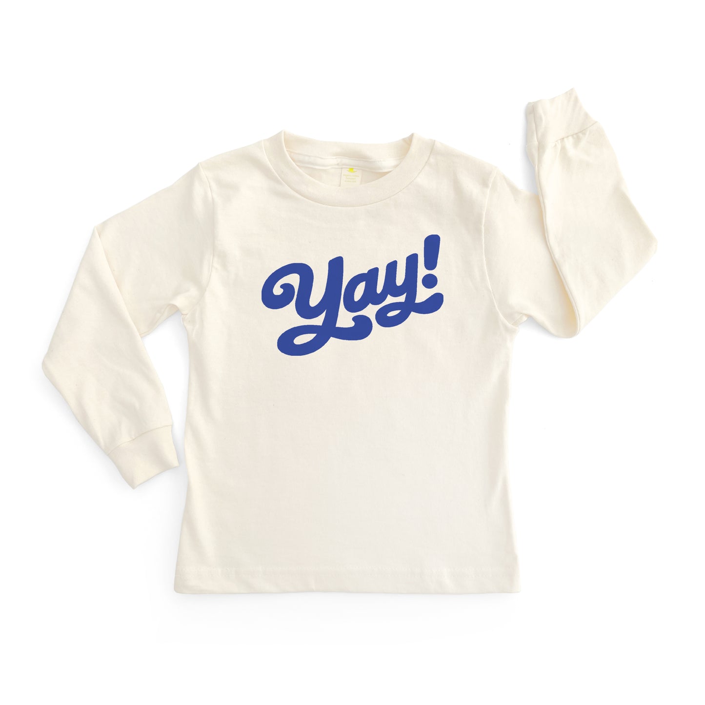 YAY! | ORGANIC COTTON LONG SLEEVE T-SHIRT
