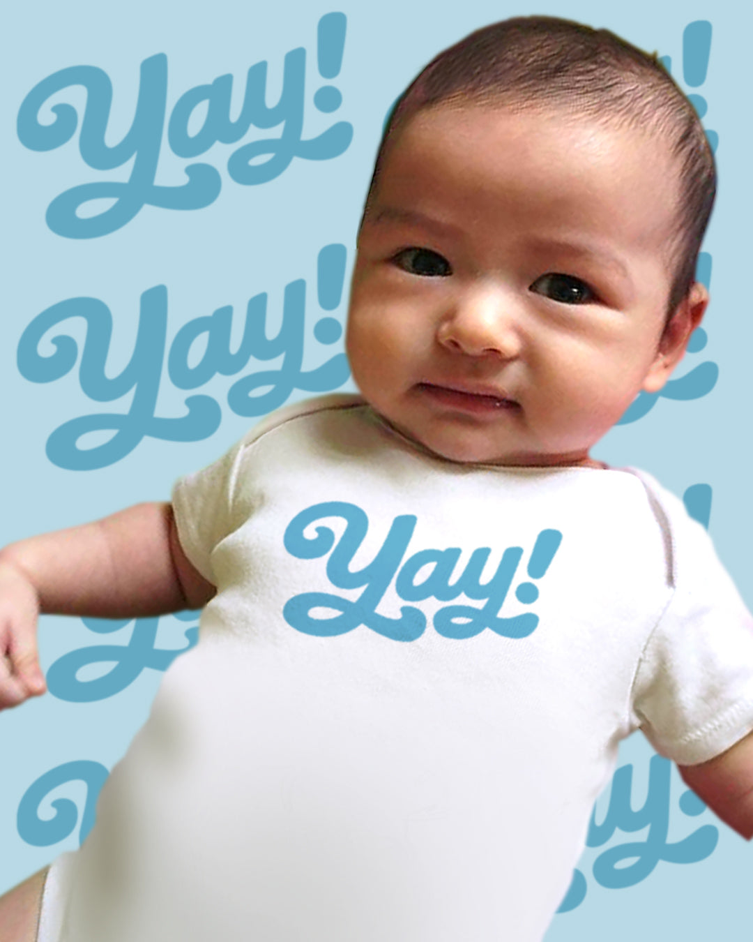 YAY! | ORGANIC COTTON BABY ONESIE