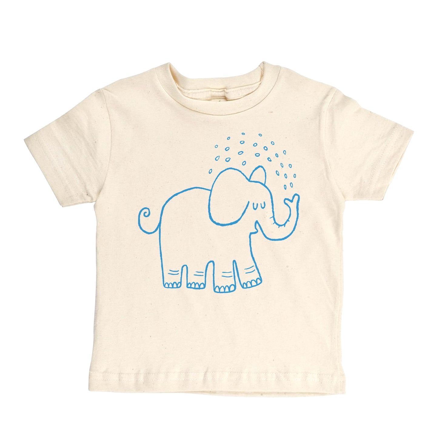 SPLASHY ELEPHANT | ORGANIC COTTON KIDS' T-SHIRT