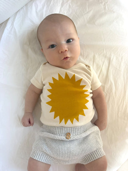 SUN ORGANIC COTTON BABY ONESIE