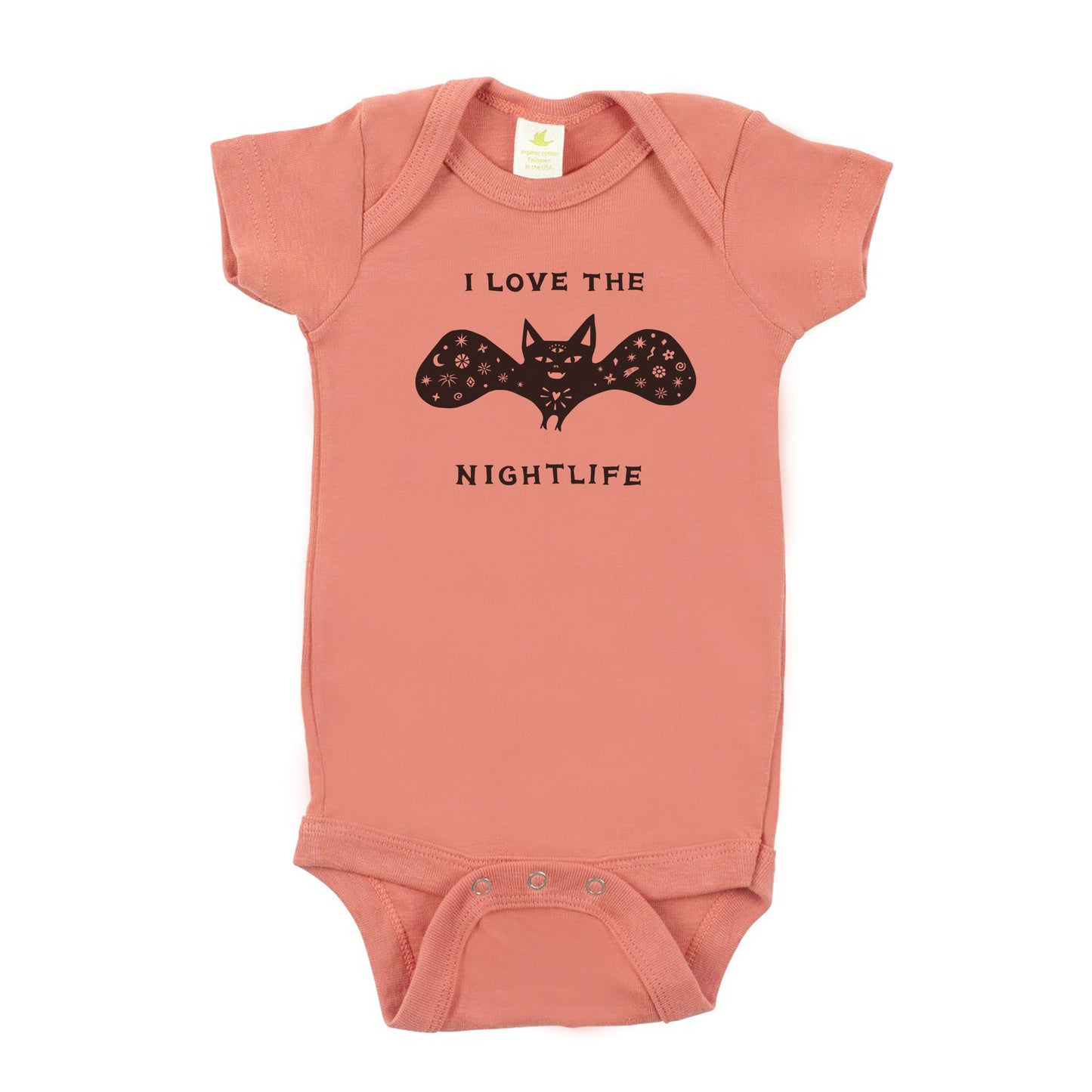 BAT | ORGANIC COTTON BABY ONESIE