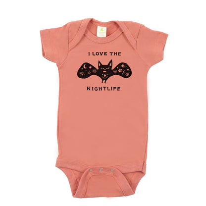 BAT ORGANIC COTTON BABY ONESIE