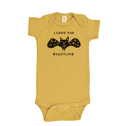 BAT ORGANIC COTTON BABY ONESIE
