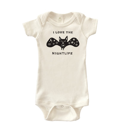 BAT ORGANIC COTTON BABY ONESIE