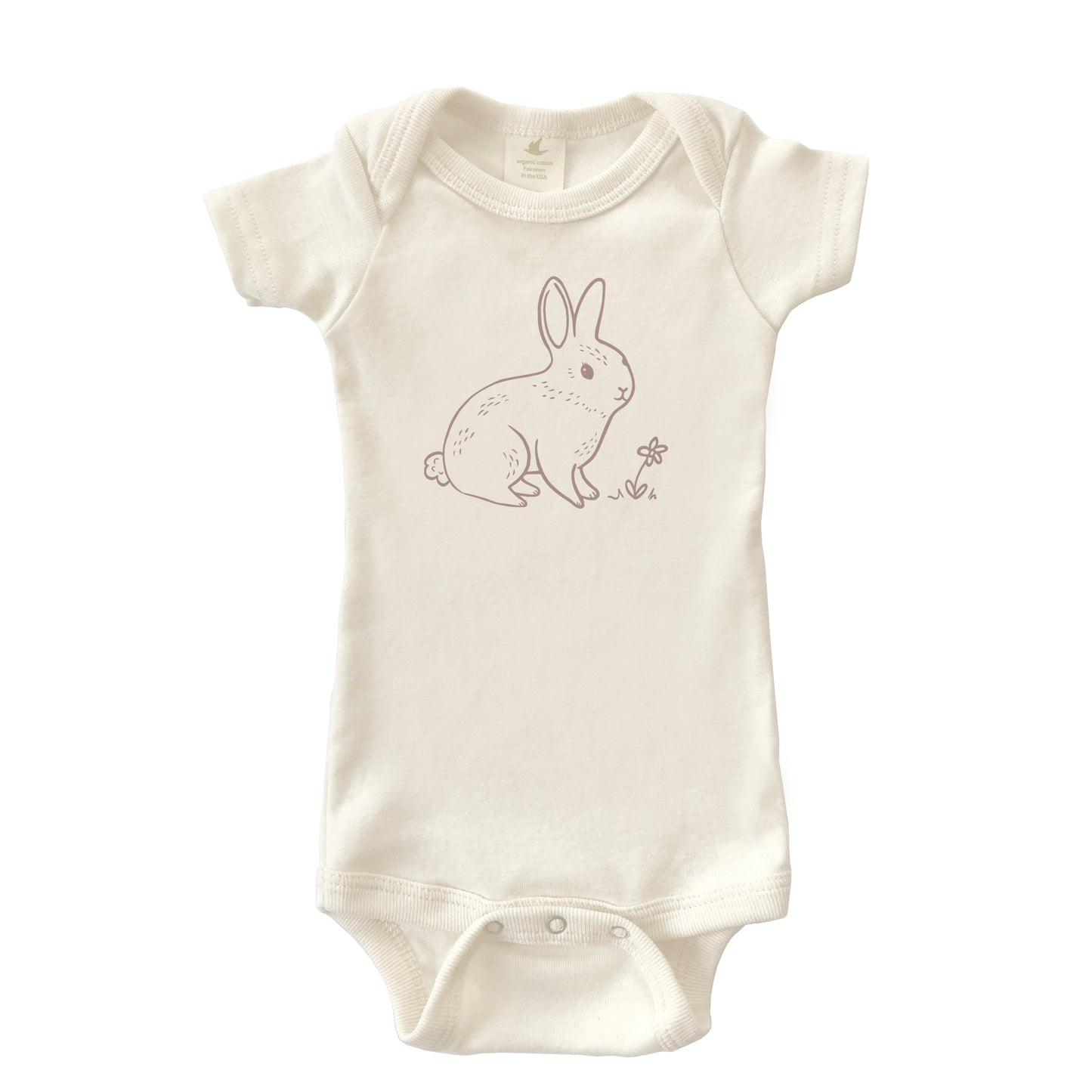 BUNNY | ORGANIC COTTON BABY ONESIE