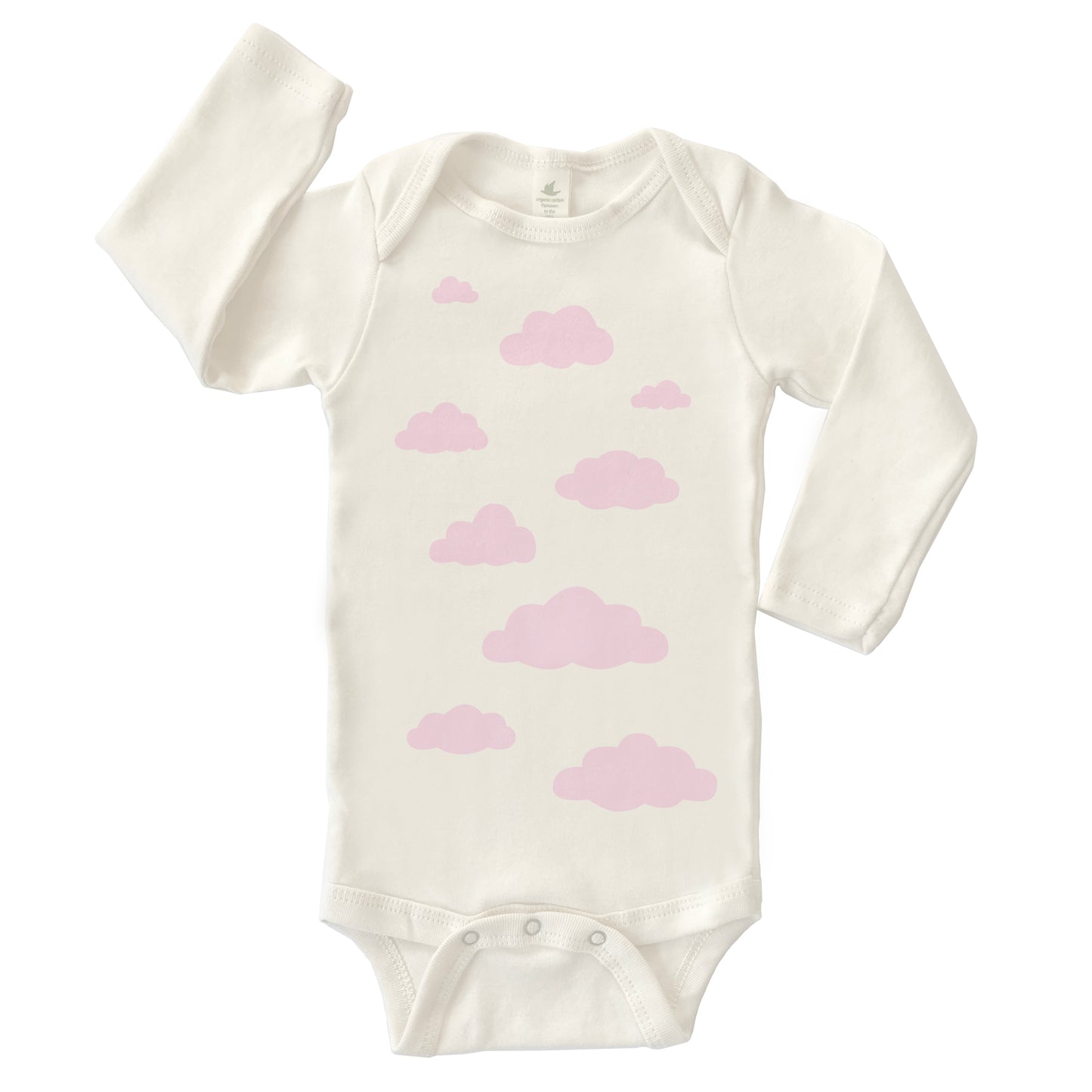 CLOUD 9 | ORGANIC COTTON BABY ONESIE | LONG SLEEVES