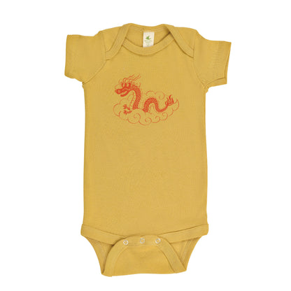 DRAGON | ORGANIC COTTON BABY ONESIE