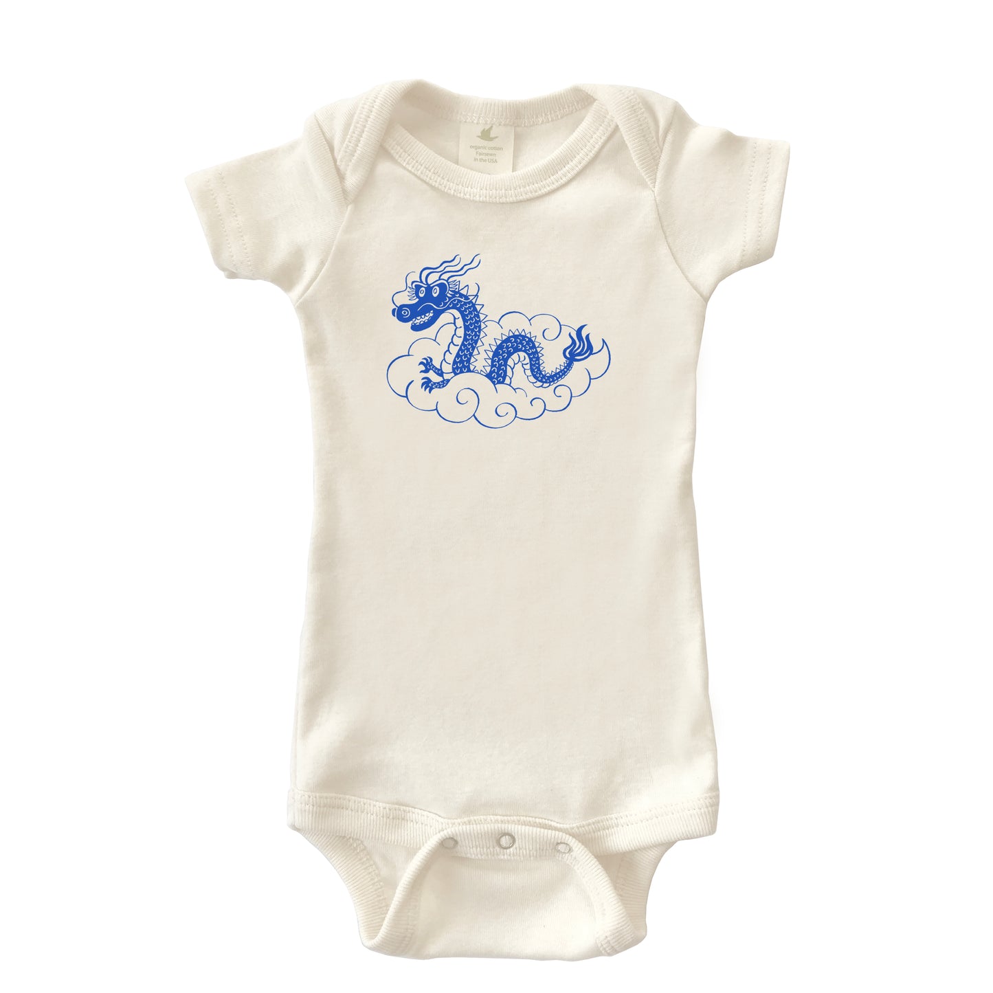 DRAGON | ORGANIC COTTON BABY ONESIE