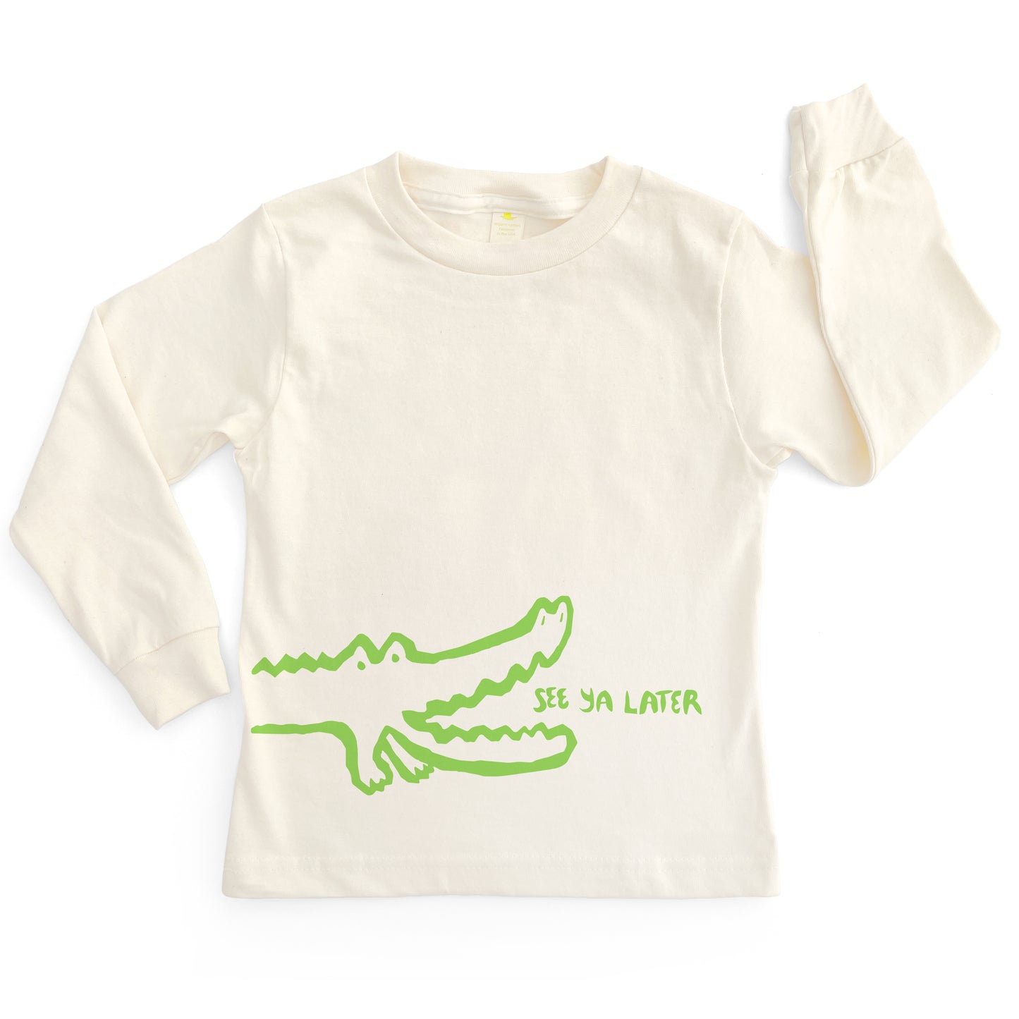 LATER GATOR ORGANIC COTTON LONG SLEEVE KIDS' T-SHIRT
