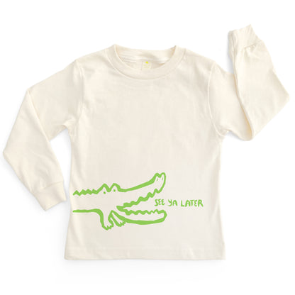 LATER GATOR ORGANIC COTTON LONG SLEEVE KIDS' T-SHIRT