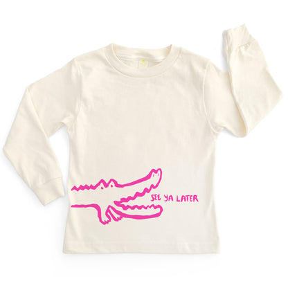 LATER GATOR ORGANIC COTTON LONG SLEEVE KIDS' T-SHIRT
