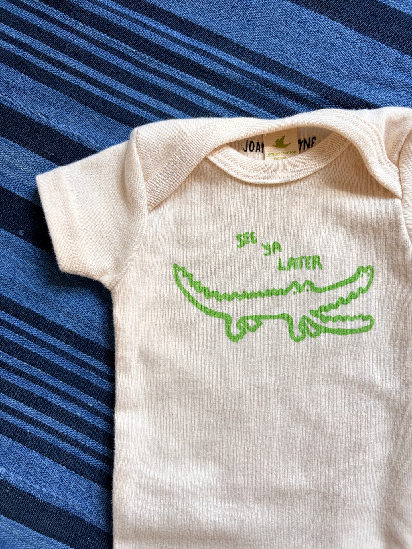 LATER GATOR | ORGANIC COTTON BABY ONESIE