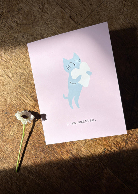 SMITTEN KITTEN CARD