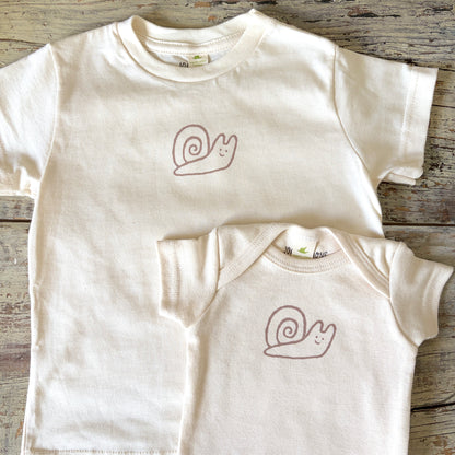 SNAIL ORGANIC COTTON KIDS' T-SHIRT