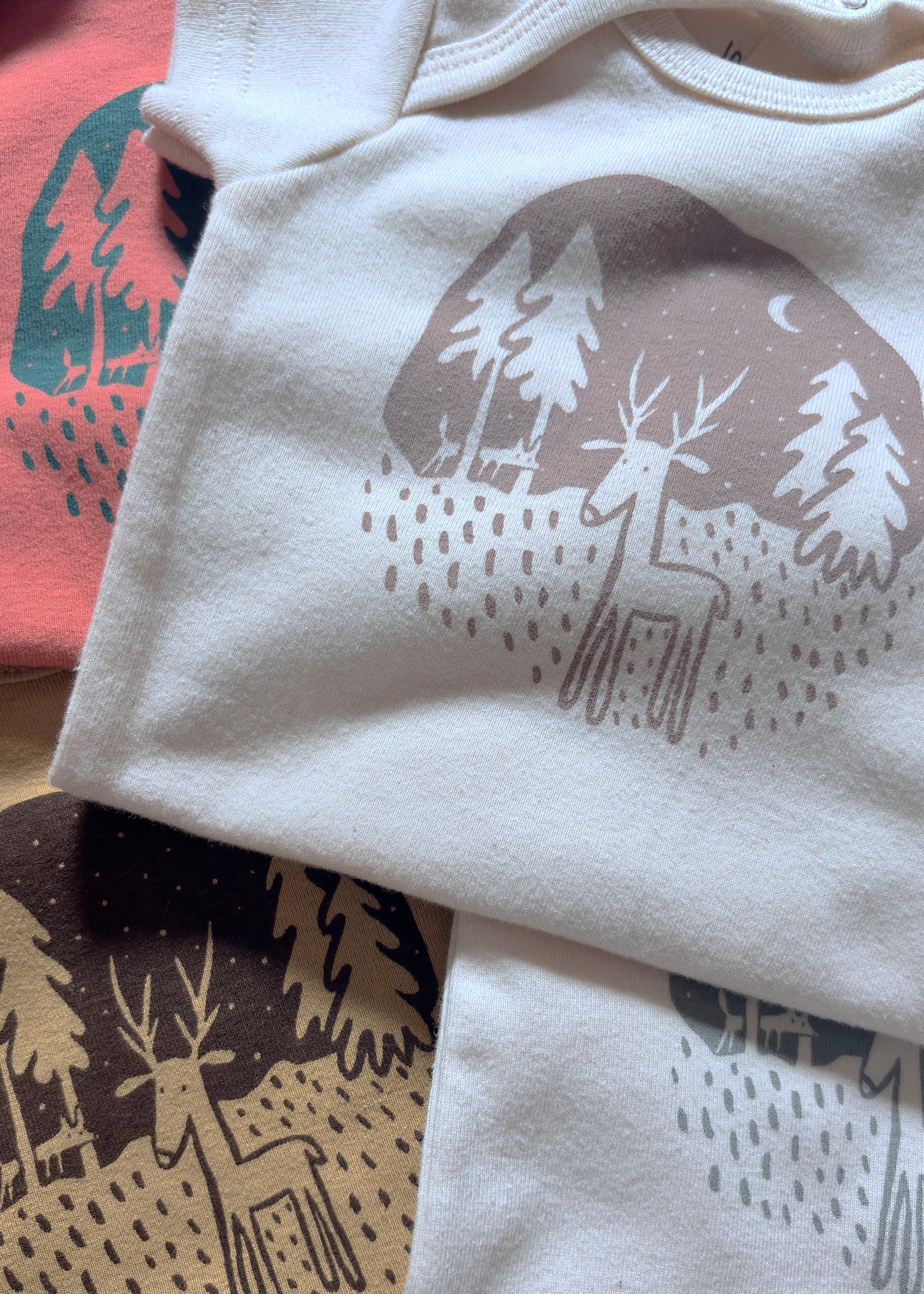 DEER FRIEND ORGANIC COTTON BABY ONESIE