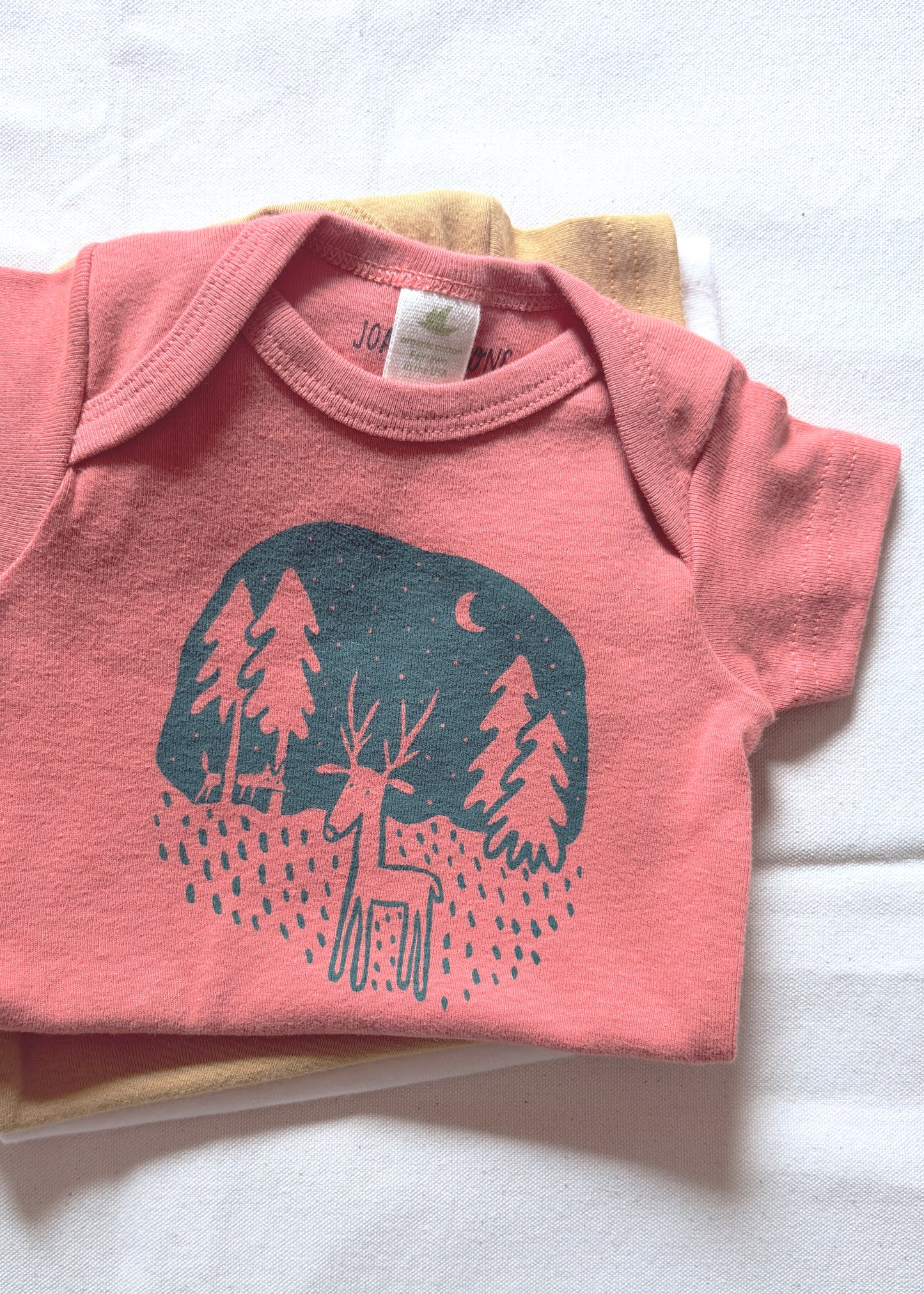 DEER FRIEND ORGANIC COTTON BABY ONESIE
