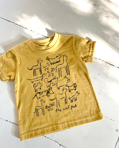 WOOF PACK ORGANIC COTTON KIDS' T-SHIRT