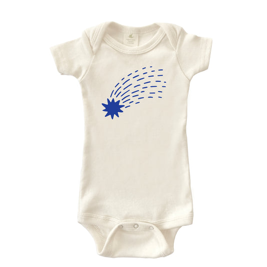 SHOOTING STAR | ORGANIC COTTON BABY ONESIE