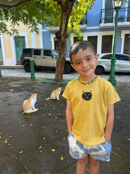 CAT ORGANIC COTTON KIDS' T-SHIRT