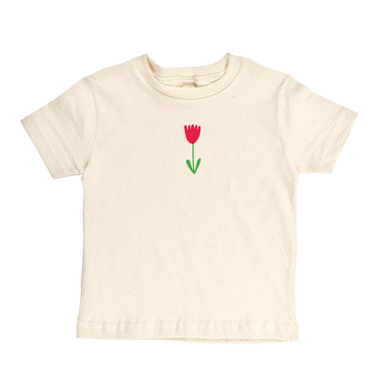 MINI FLOWER ORGANIC COTTON KIDS' T-SHIRT