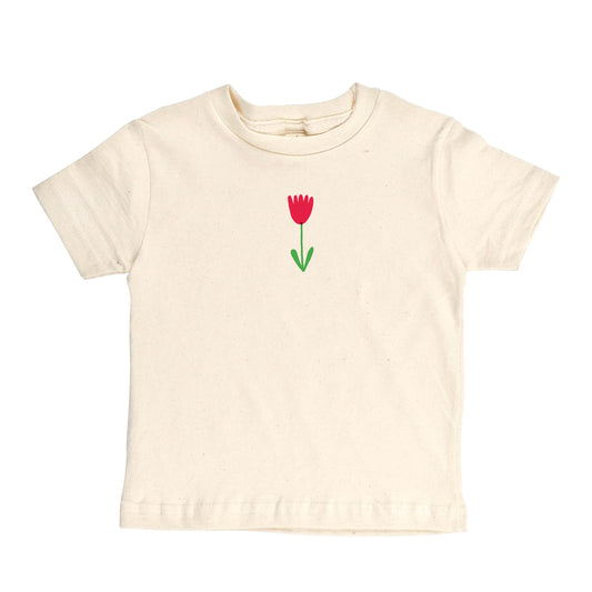 MINI FLOWER ORGANIC COTTON KIDS' T-SHIRT