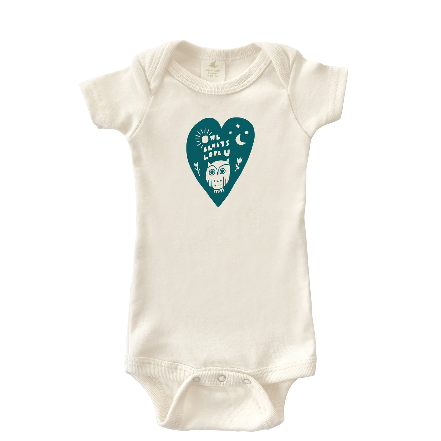 OWL ALWAYS | ORGANIC COTTON BABY ONESIE