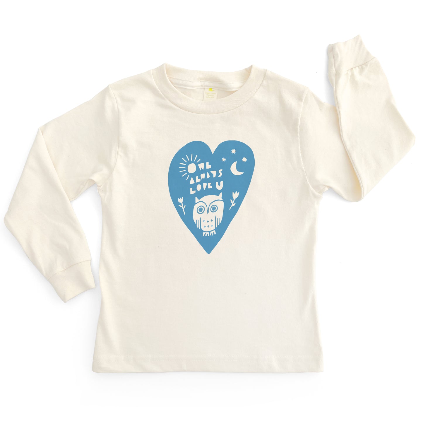 OWL ALWAYS | ORGANIC COTTON LONG SLEEVE KIDS' T-SHIRT