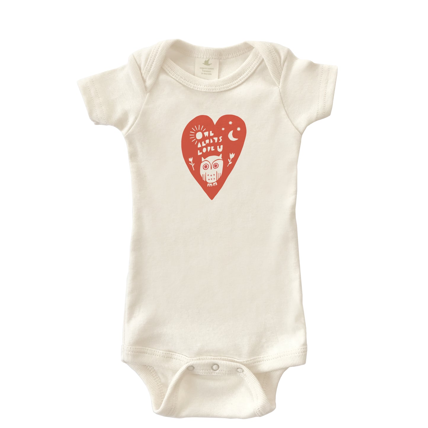OWL ALWAYS | ORGANIC COTTON BABY ONESIE