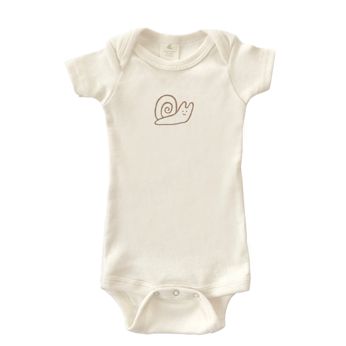 SNAIL | ORGANIC COTTON BABY ONESIE