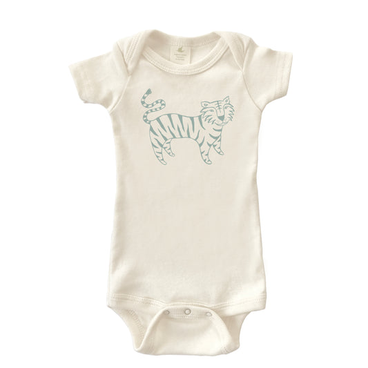 TIGER | ORGANIC COTTON BABY ONESIE