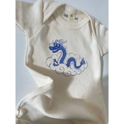 DRAGON | ORGANIC COTTON BABY ONESIE