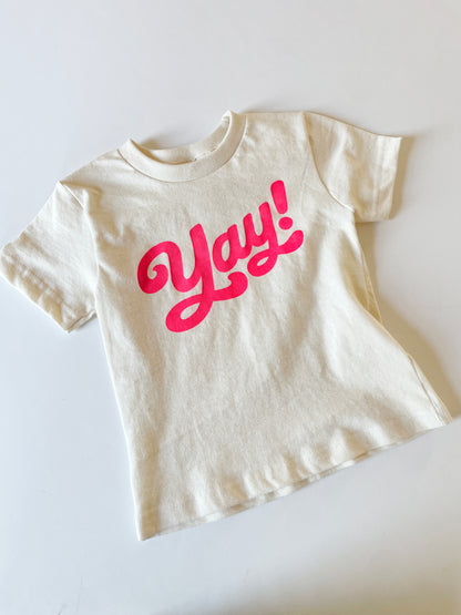 YAY! | ORGANIC COTTON T-SHIRT