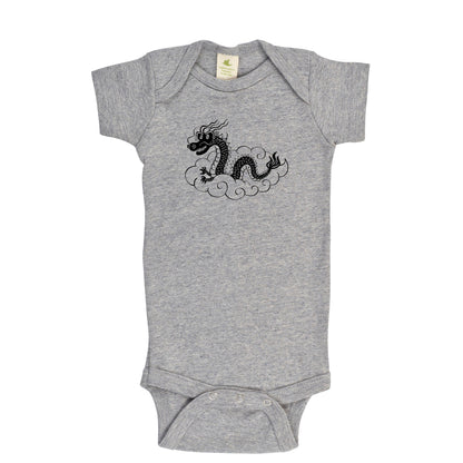 DRAGON | ORGANIC COTTON BABY ONESIE